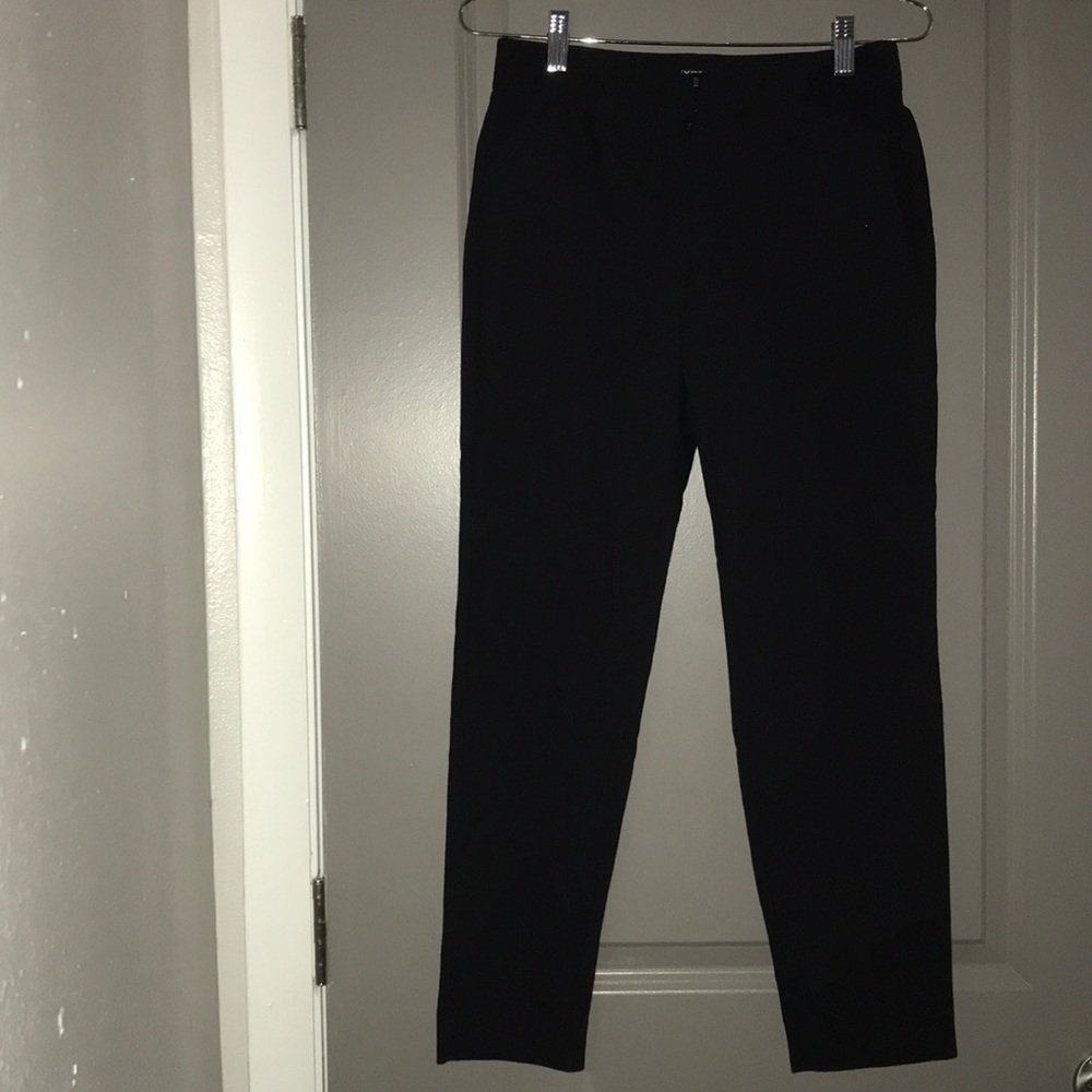 Express Editor Black Ankle Pants